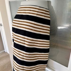 Ann Taylor Loft striped skirt